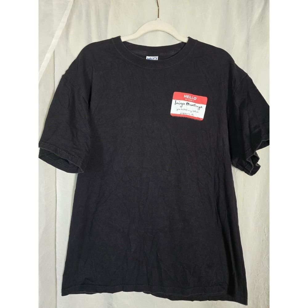 Hello My Name Is Inigo Montoya Shirt Mens Large Princess Bride Funny ( 42x 28)